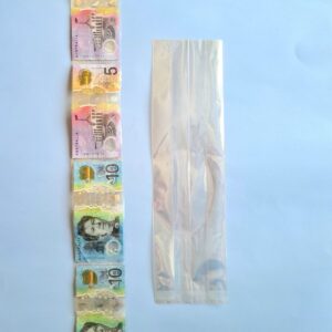 Clear bags x20 - up to 2 notes per bag